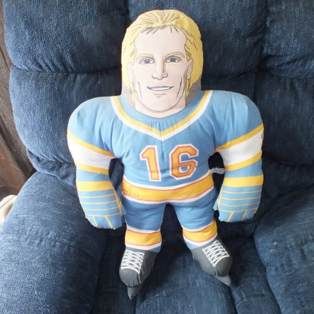 1991Vintage Brett Hull St Louis Blues NHL Pillow Buddy Plush Power Skaters